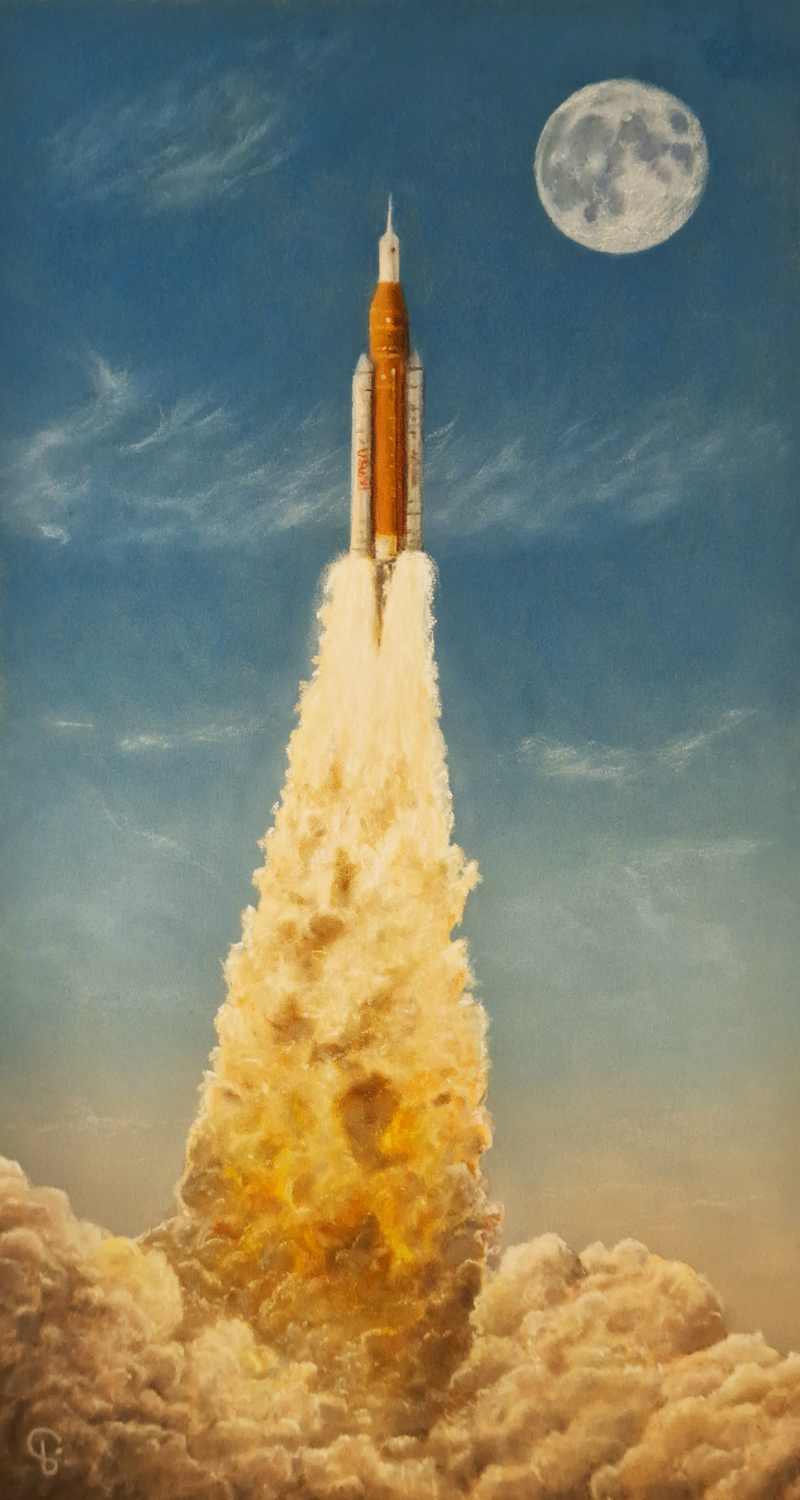 Return to the Moon artwork by Brian Smallwood